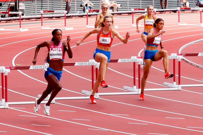 Carrera vallas femenino